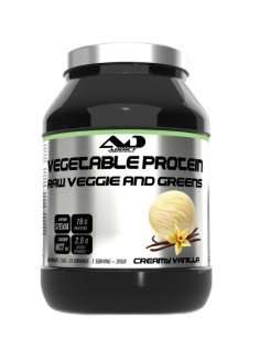 Vegetable Protein Raw Veggie and Greens, Creamy Vanilla -...
