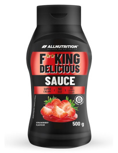 Fitking Delicious Sauce, Strawberry - 500g | Allnutrition