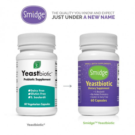 Smidge® Yeastbiotic 60 Capsules