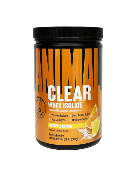Animal Clear Whey Isolate, Pineapple Orange - 500g | Animal