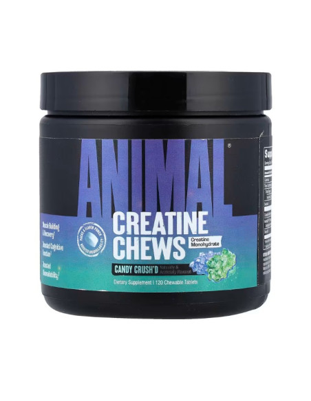 Animal Creatine Chews, Candy Crush'd - 120 chewable tablets | Animal