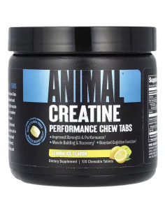 Animal Creatine Chews, Lemon Ice (EAN 039442005182) - 120...