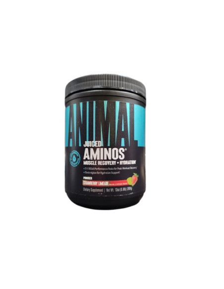 Animal Juiced Aminos, Strawberry Limeade - 366g | Animal