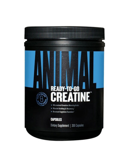 Micronized Creatine Monohydrate Capsules - 300 caps | Animal