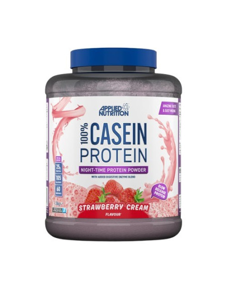100% Casein Protein, Strawberry Cream (EAN 5056555208014) - 1800g | Applied Nutrition