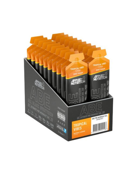 ABE - All Black Everything Gel, Tropical Vibes - 20 x 60g | Applied Nutrition