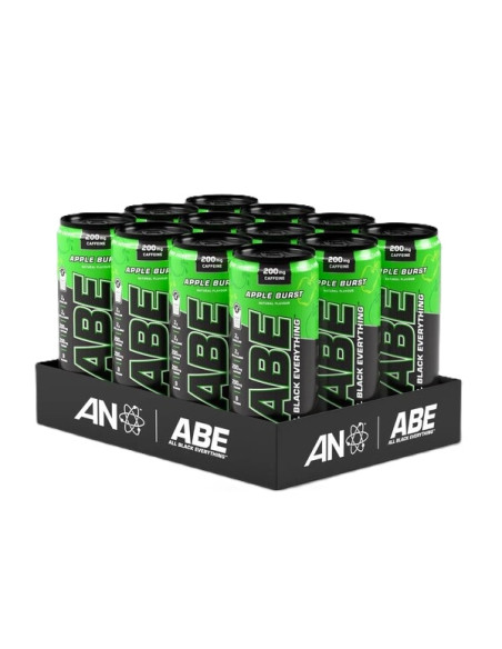 ABE Energy + Performance Cans, Apple & Elderflower - 12 x 330 ml. | Applied Nutrition