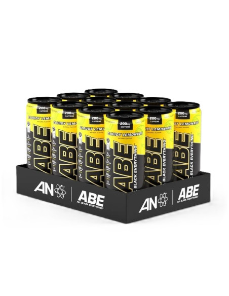 ABE Energy + Performance Cans, Cloudy Lemonade - 12 x 330 ml. | Applied Nutrition