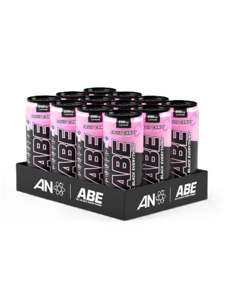 ABE Energy + Performance Cans, Fruit Candy - 12 x 330 ml. | Applied Nutrition