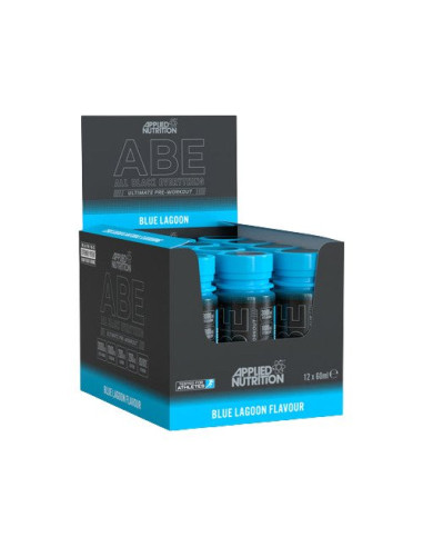 ABE Shot, Blue Lagoon - 12 x 60 ml. | Applied...