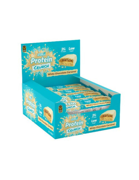 Applied Protein Crunch Bar, White Chocolate Caramel - 12 x 62g | Applied Nutrition