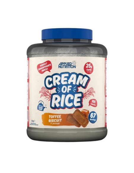 Cream of Rice, Toffee Biscuit - 2000g | Applied Nutrition