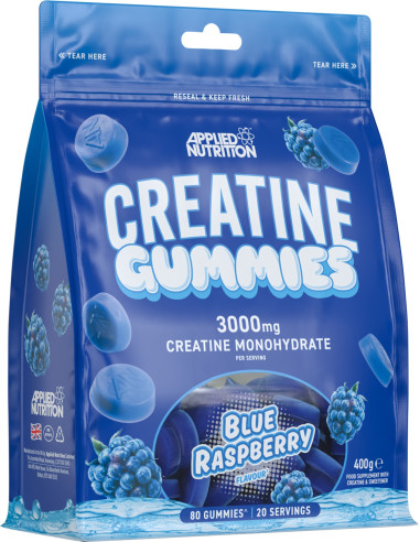 Creatine Gummies, Blue Raspberry - 80 gummies |...
