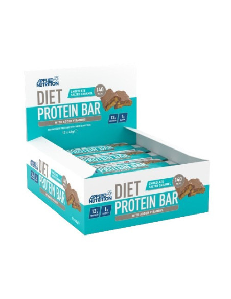 Diet Protein Bar, Chocolate Salted Caramel - 12 x 45g | Applied Nutrition