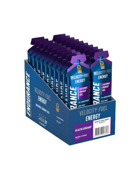 Endurance Energy Isotonic Energy Gel, Blackcurrant - 20 x 60g | Applied Nutrition