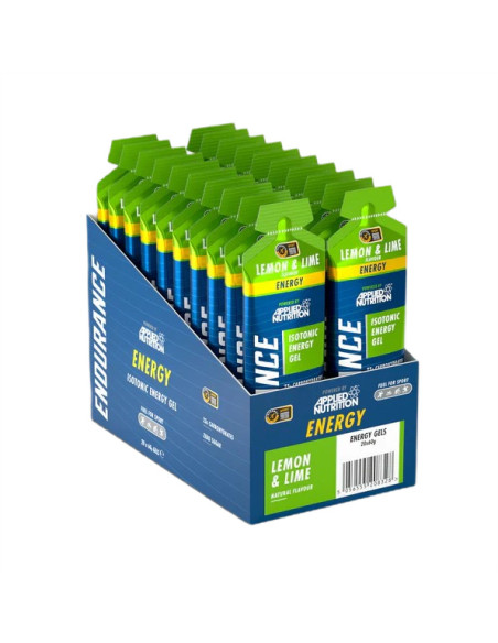 Endurance Energy Isotonic Energy Gel, Lemon & Lime - 20 x 60g | Applied Nutrition