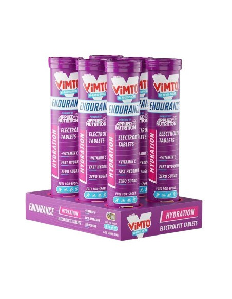 Endurance Hydration Electrolyte Effervescent Tablets, Vimto - 6 x 20 tabs | Applied Nutrition