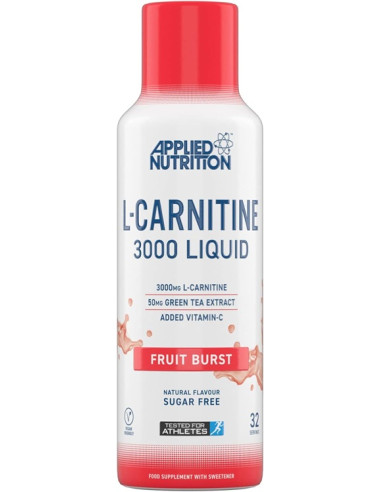 L-Carnitine 3000 Liquid, Fruit Burst - 480 ml....