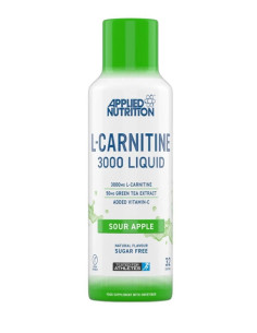 L-Carnitine 3000 Liquid, Sour Apple - 480 ml. | Applied...