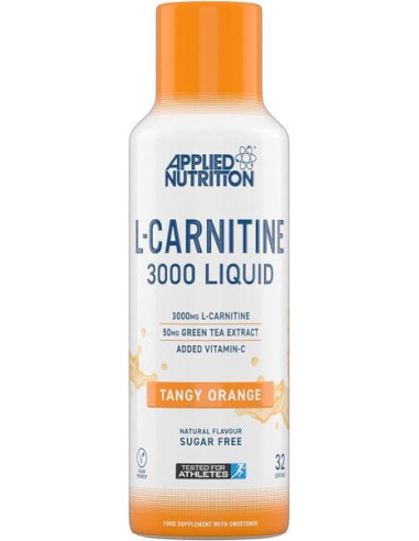 L-Carnitine Liquid 3000, Tangy Orange - 480 ml....