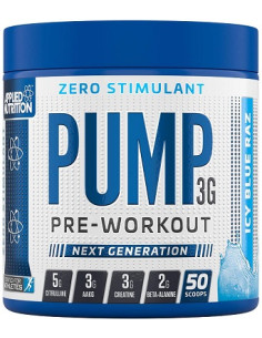 Pump 3G Pre-Workout (Zero Stimulant), Icy Blue Raz (EAN...