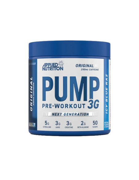Pump 3G Pre-Workout, Icy Blue Raz - 375g | Applied Nutrition