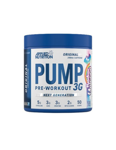 Pump 3G Pre-Workout, Rainbow Unicorn - 375g  |...
