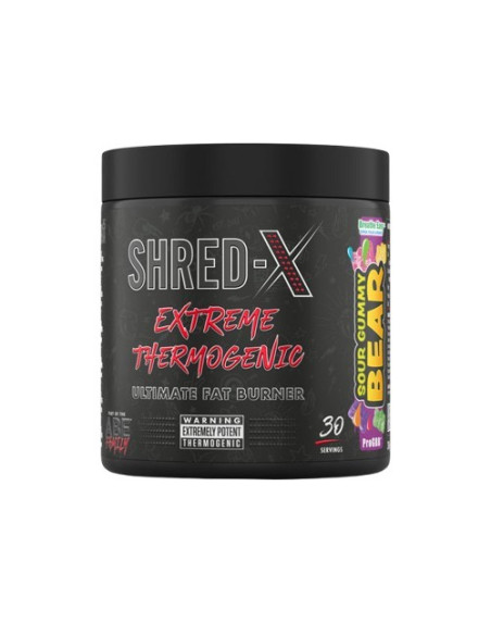 Shred-X Powder, Sour Gummy Bear - 300g | Applied Nutrition