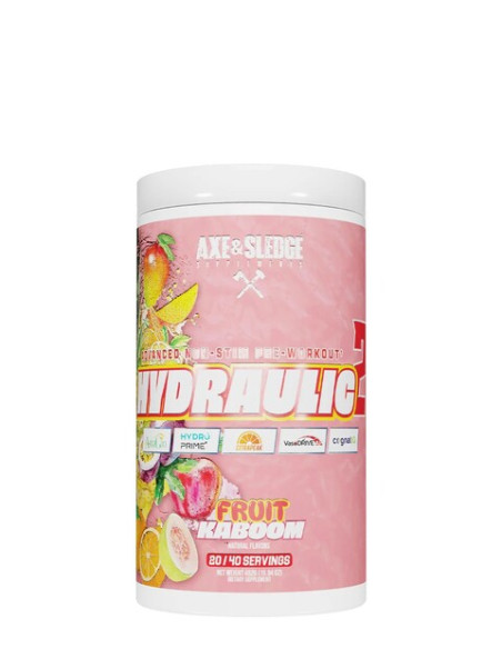 Hydraulic V2 Non-Stim Pre-Workout, Fruit Kaboom - 452g | Axe & Sledge