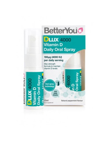 DLux 4000 Daily Vitamin D Oral Spray, Natural...