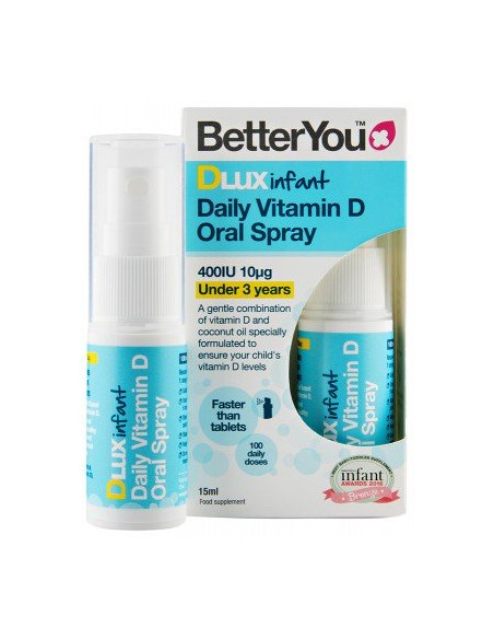 DLux Infant Daily Vitamin D Oral Spray - 15 ml. | BetterYou
