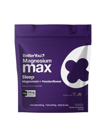 Magnesium Max Sleep, Natural Cocoa - 160g | BetterYou