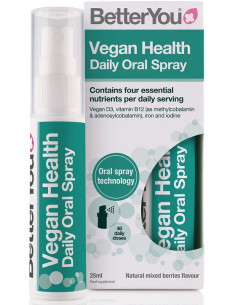 Vegan Health Oral Spray - 25 ml. | BetterYou