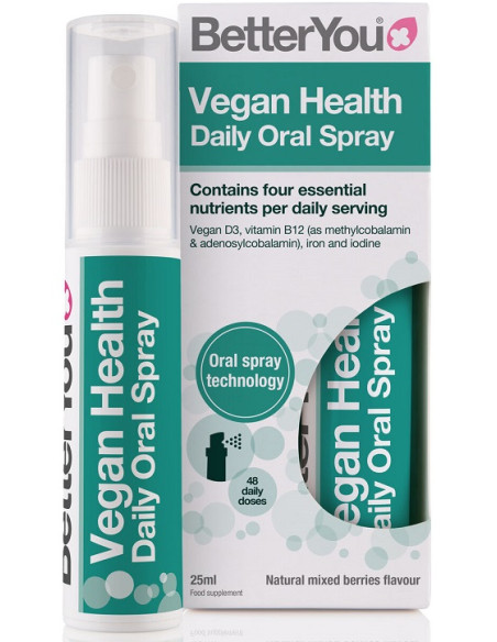 Vegan Health Oral Spray - 25 ml. | BetterYou