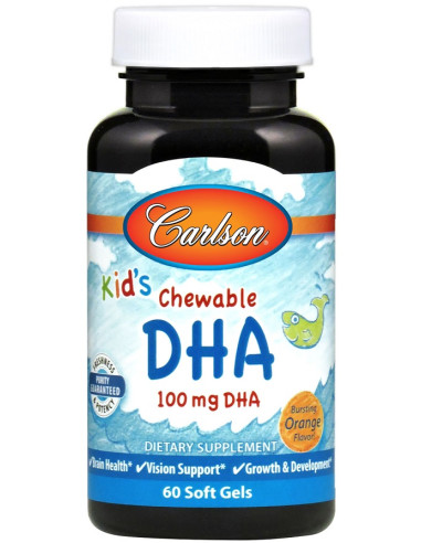 Kid's Chewable DHA, 100mg Orange - 60 softgels...
