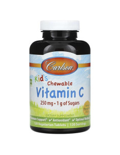 Kid's Chewable Vitamin C, 250mg Natural Tangerine - 120...