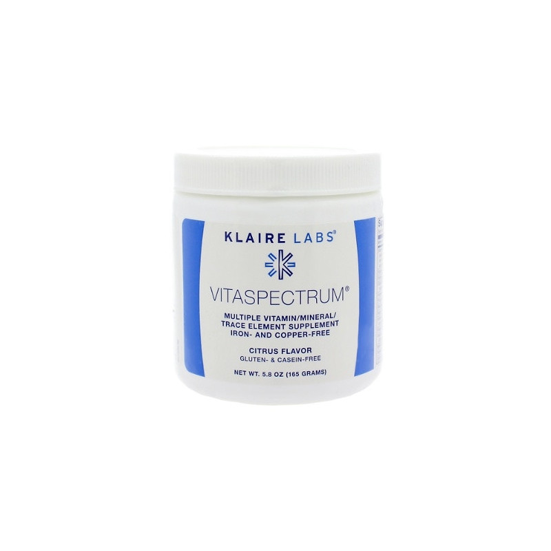 VitaSpectrum® Powder - Citrus Flavour - 5.8 oz (165 g) - Klaire Labs