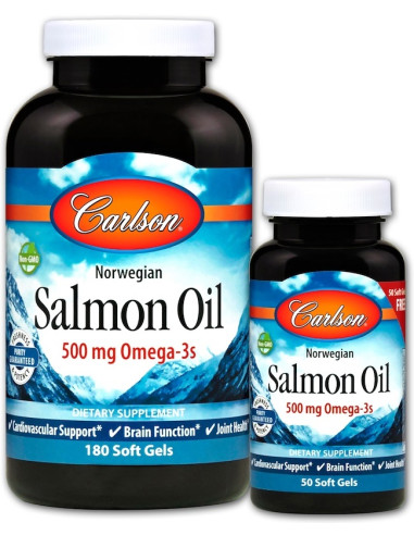 Norwegian Salmon Oil - 180 + 50 softgels |...