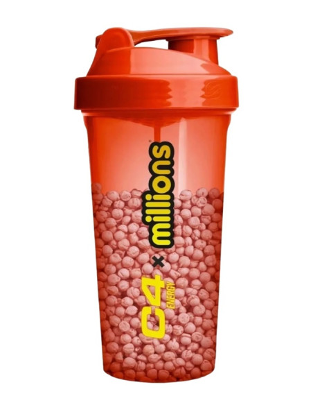 C4 Energy x Millions Strawberry Shaker, Red - 800 ml. | Cellucor