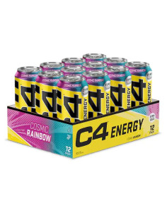 C4 Explosive Energy Drink, Cosmic Rainbow - 12 x 500 ml....