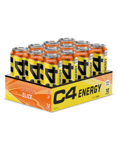 C4 Explosive Energy Drink, Orange Slice - 12 x...