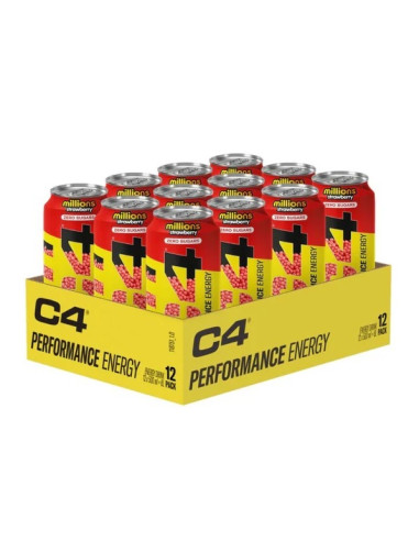 C4 Performance Energy, Millions Strawberry - 12...