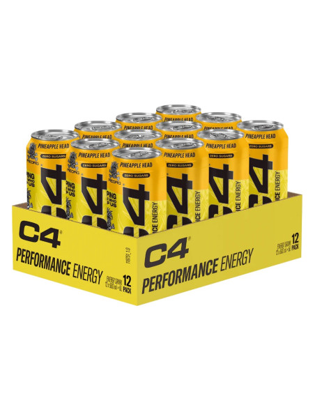C4 Performance Energy, Pineapple Head - 12 x 500 ml. | Cellucor