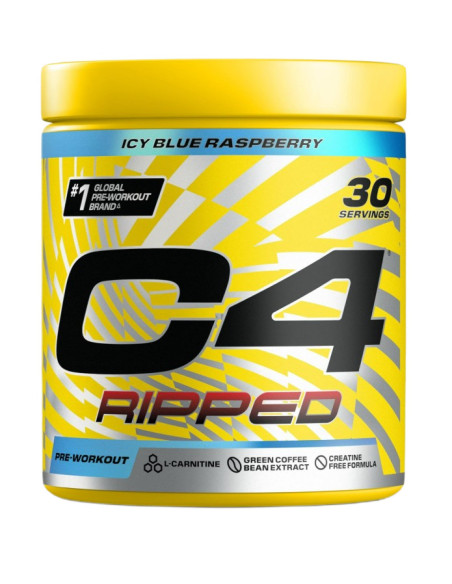 C4 Ripped, Icy Blue Raspberry - 189g | Cellucor