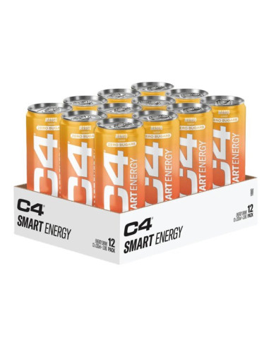 C4 Smart Energy, Mango - 12 x 330 ml. | Cellucor