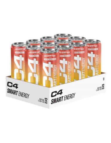 C4 Smart Energy, Red Berry Yuzu - 12 x 330 ml....