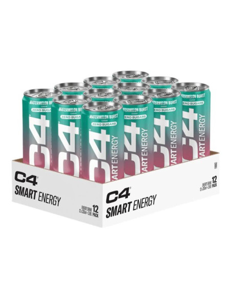 C4 Smart Energy, Watermelon Burst - 12 x 330 ml. | Cellucor