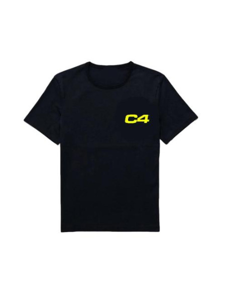 C4 T-Shirt, Black & Yellow Logo - X-Large | Cellucor