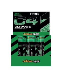 C4 Ultimate Pre-Workout Shot, Millions Apple - 12 x 60...