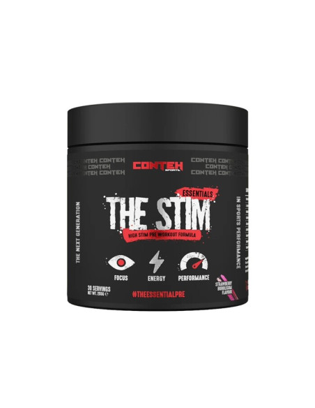 The Stim Pre-Workout, Strawberry Bubblegum - 255g | Conteh Sports
